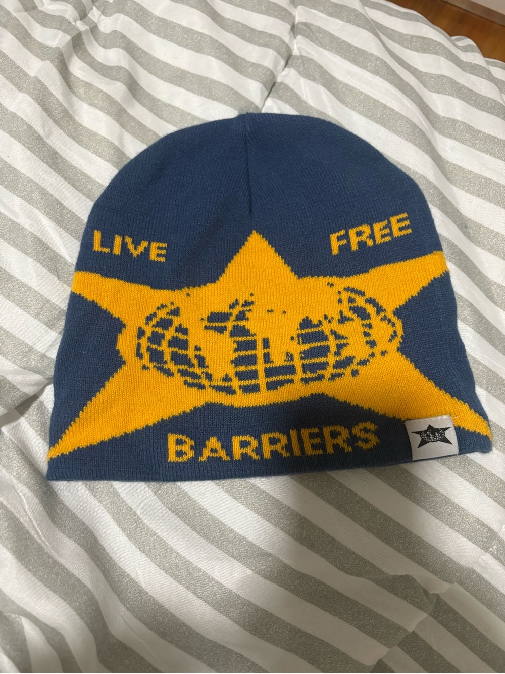 Live Free Barriers Knit Beanie
